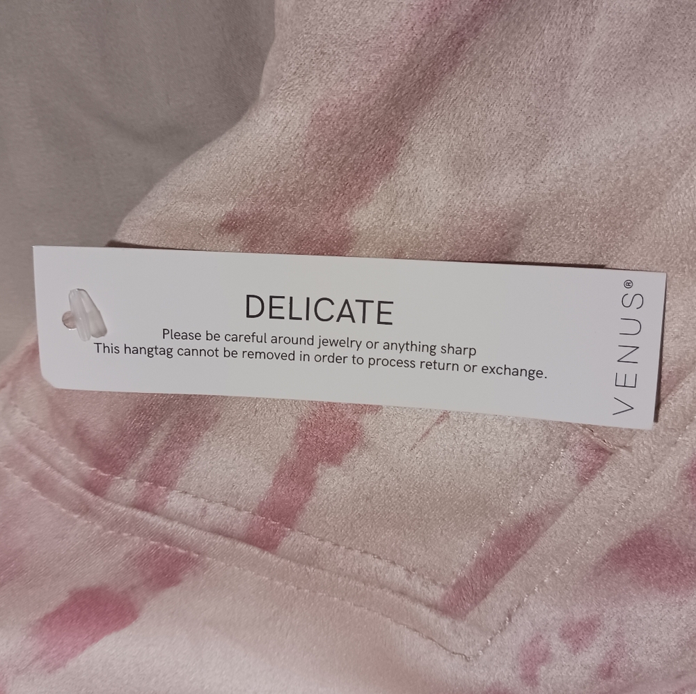 VENUS Tie Dye Faux Suede Moto Jacket - Picture 6 of 11